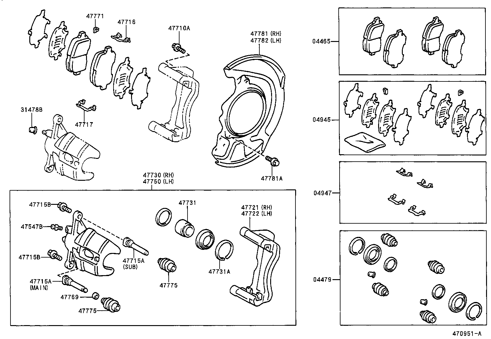  CAMRY JPP SED |  FRONT DISC BRAKE CALIPER DUST COVER