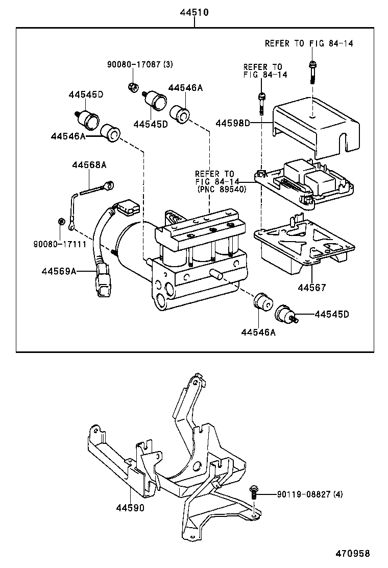  CAMRY NAP SED WG |  BRAKE TUBE CLAMP