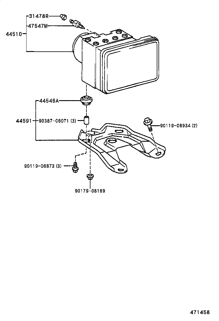  SPACIO |  BRAKE TUBE CLAMP