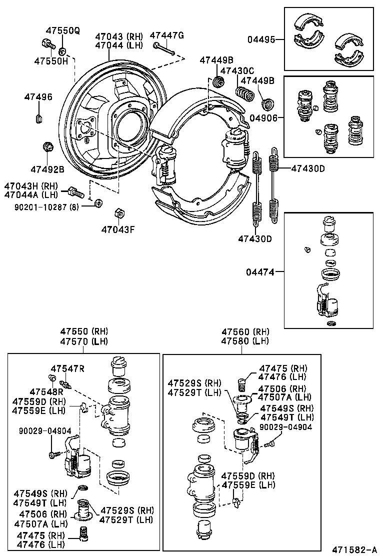  DYNA 150 |  REAR DRUM BRAKE WHEEL CYLINDER BACKING PLATE