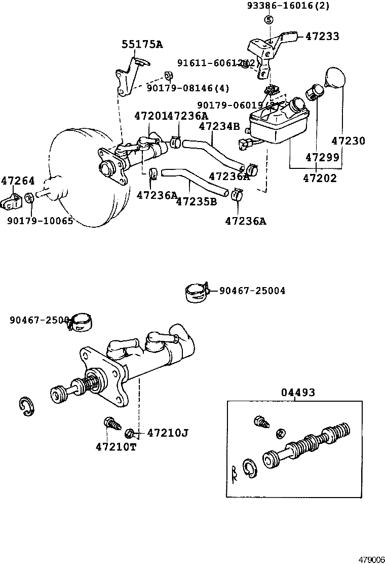  LITEACE VAN WAGON |  BRAKE MASTER CYLINDER