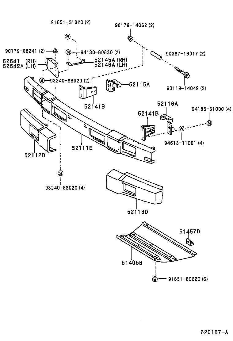  MEGA CRUISER |  FRONT BUMPER BUMPER STAY