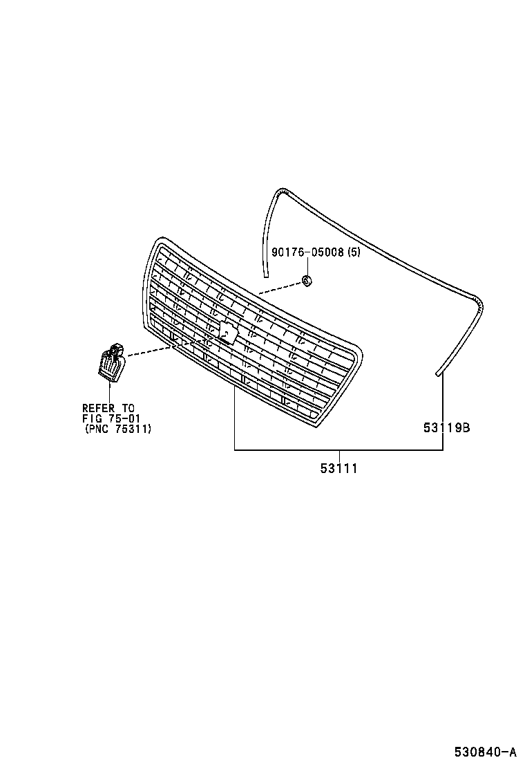  CROWN |  RADIATOR GRILLE