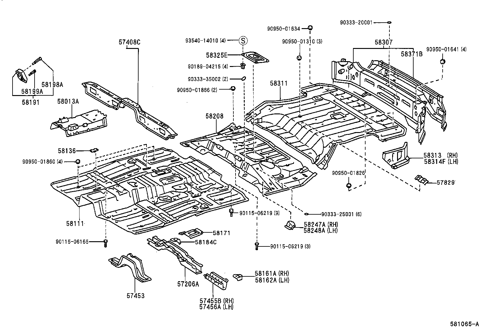  PICNIC |  FLOOR PAN LOWER BACK PANEL