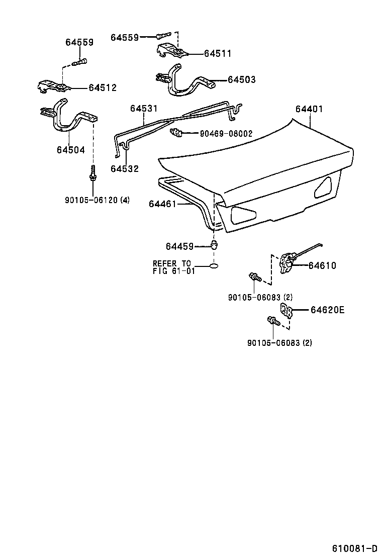  ES300 |  LUGGAGE COMPARTMENT DOOR LOCK