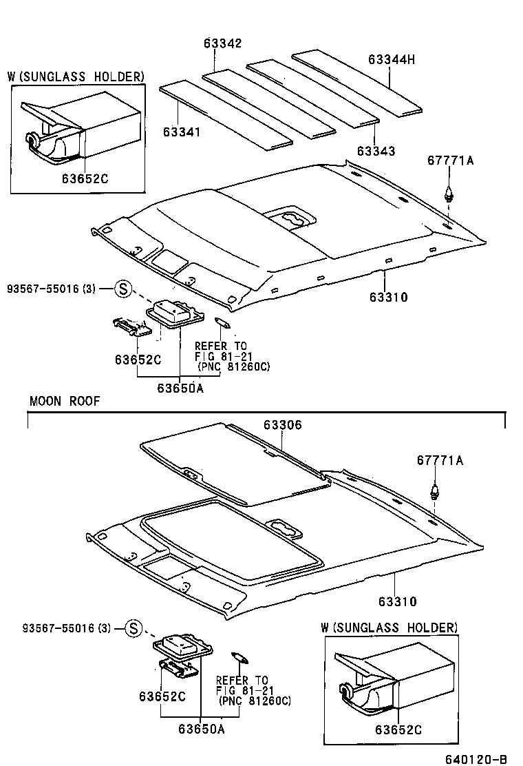  ES300 |  ROOF HEADLINING SILENCER PAD