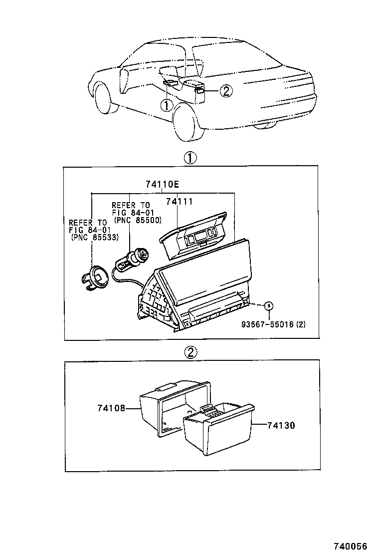  ES300 |  ASH RECEPTACLE