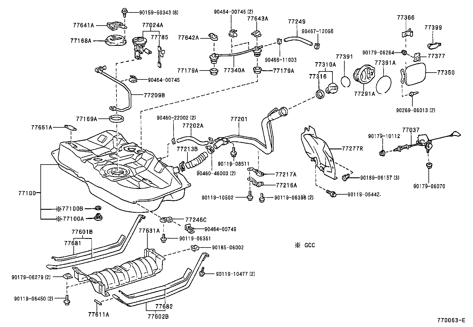  ES300 |  FUEL TANK TUBE