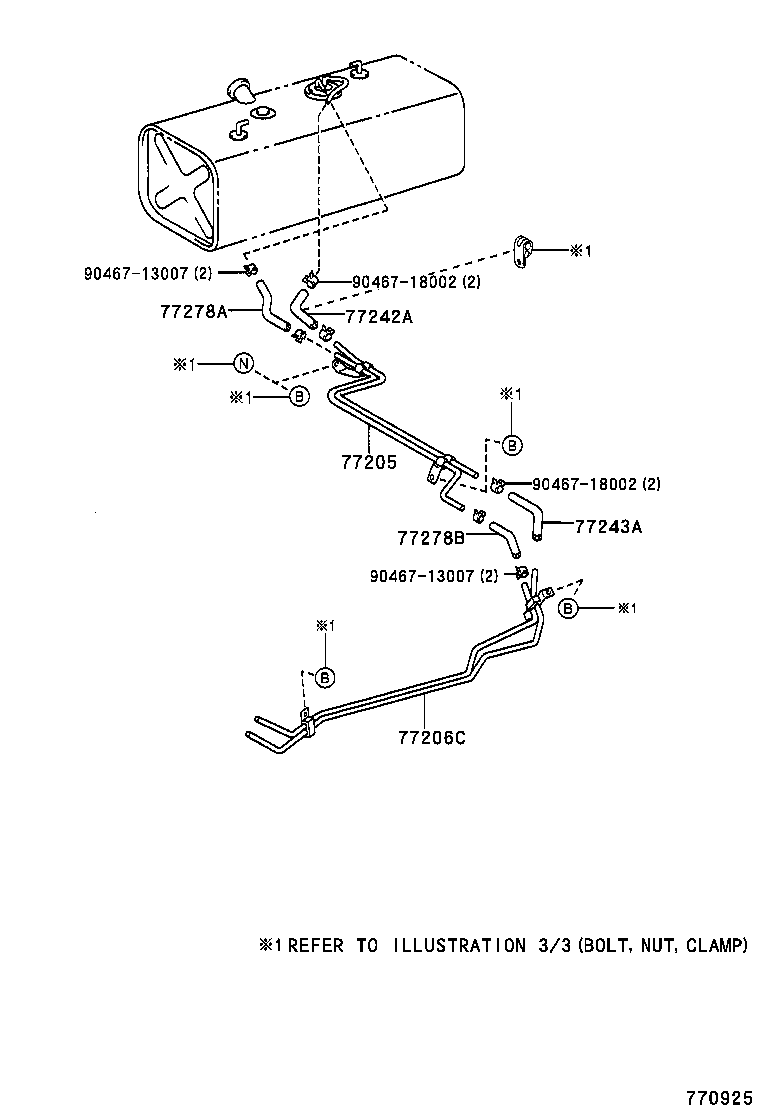  DYNA |  FUEL TANK TUBE