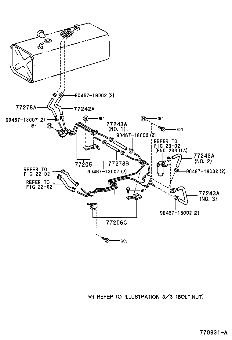  DYNA |  FUEL TANK TUBE