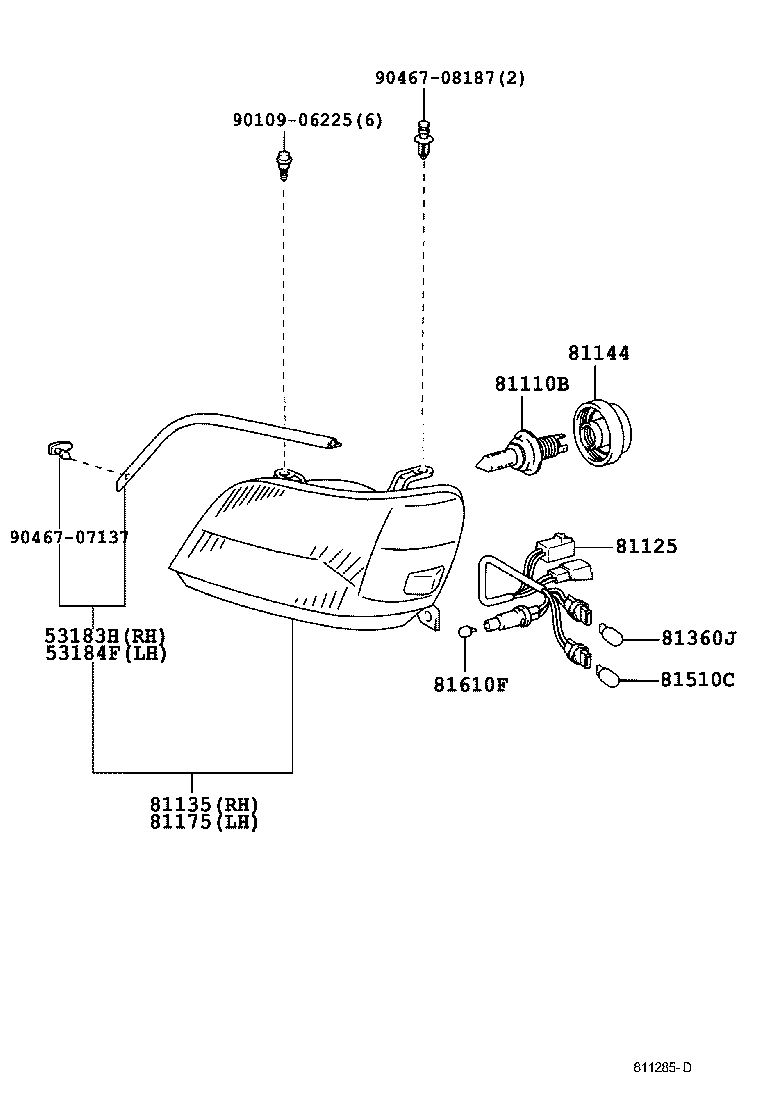  CROWN |  HEADLAMP