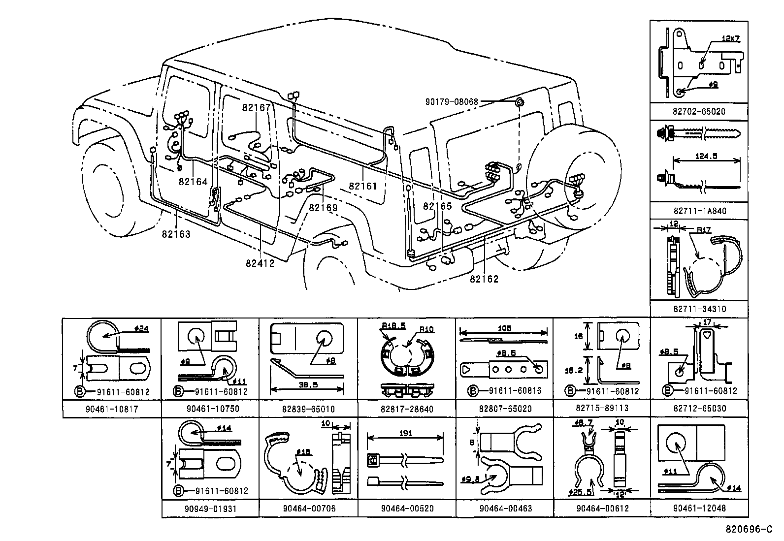  MEGA CRUISER |  WIRING CLAMP