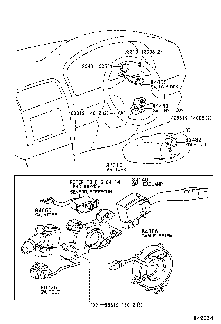  LS400 |  SWITCH RELAY COMPUTER