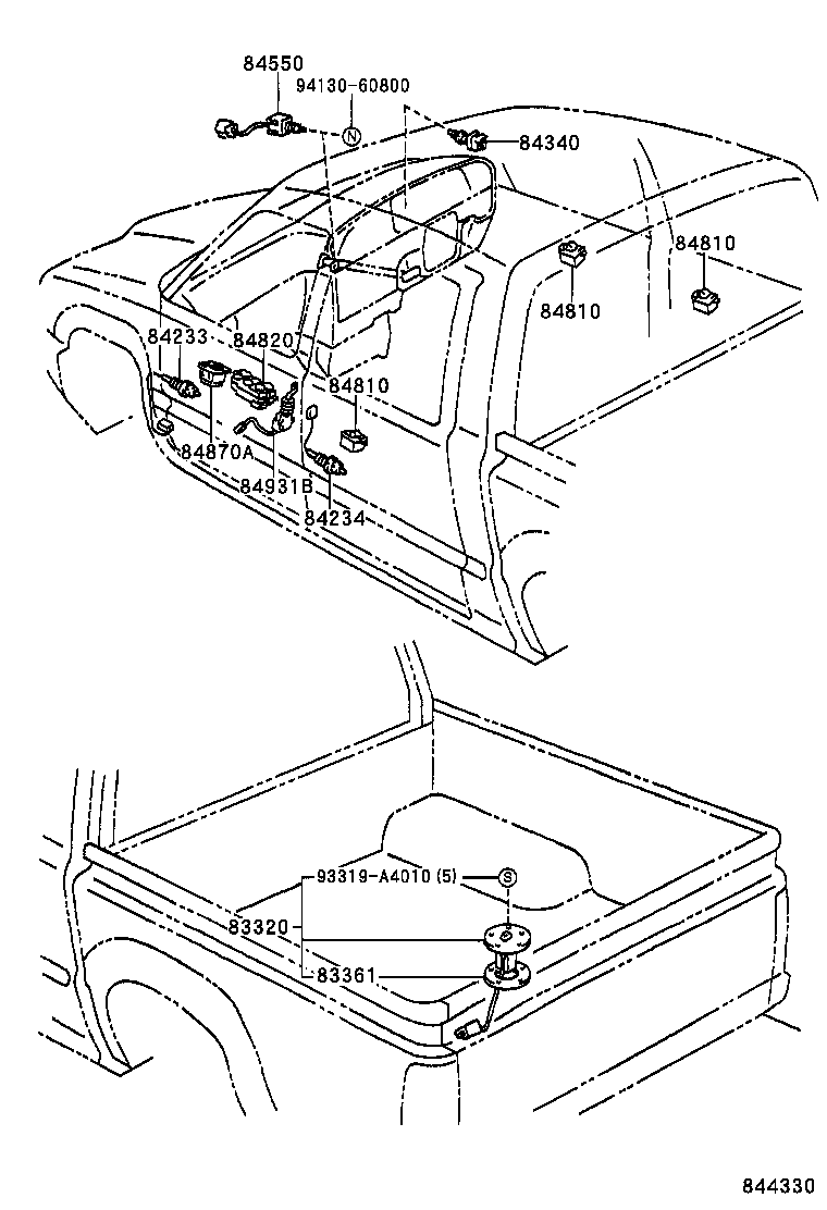  HILUX 4RUNNER 4WD |  SWITCH RELAY COMPUTER