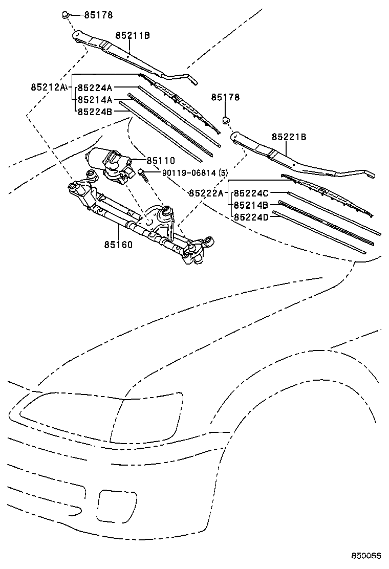  ES300 |  WINDSHIELD WIPER