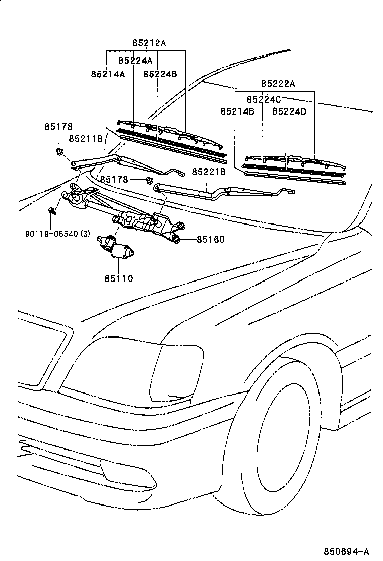  CROWN |  WINDSHIELD WIPER