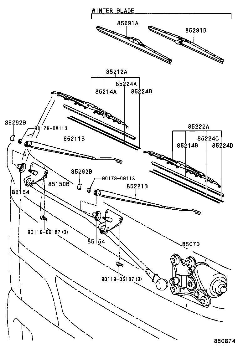  DYNA |  WINDSHIELD WIPER