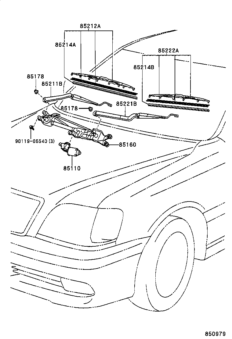  CROWN |  WINDSHIELD WIPER