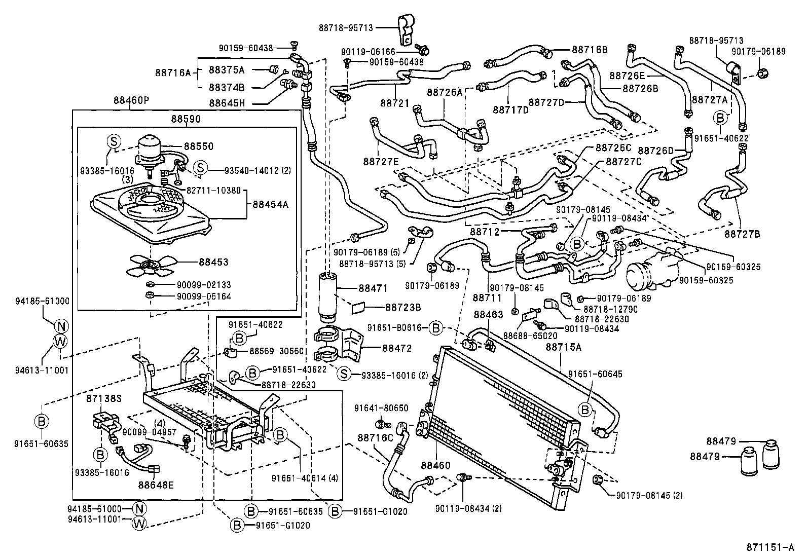  MEGA CRUISER |  HEATING AIR CONDITIONING COOLER PIPING