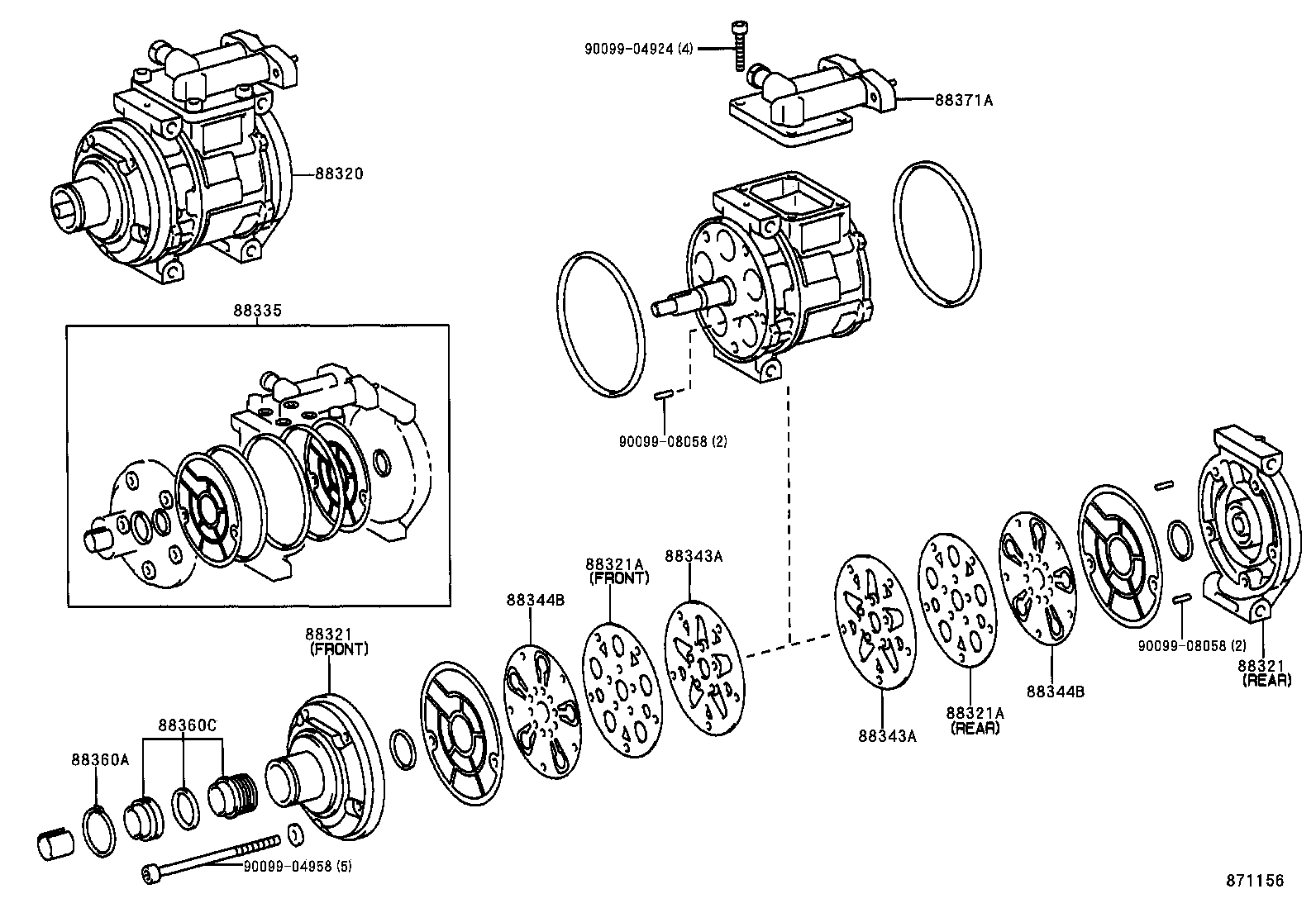  MEGA CRUISER |  HEATING AIR CONDITIONING COMPRESSOR