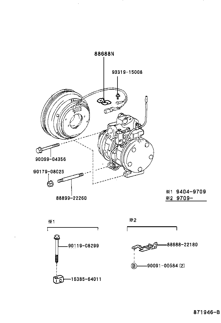  RAV4 |  HEATING AIR CONDITIONING COMPRESSOR