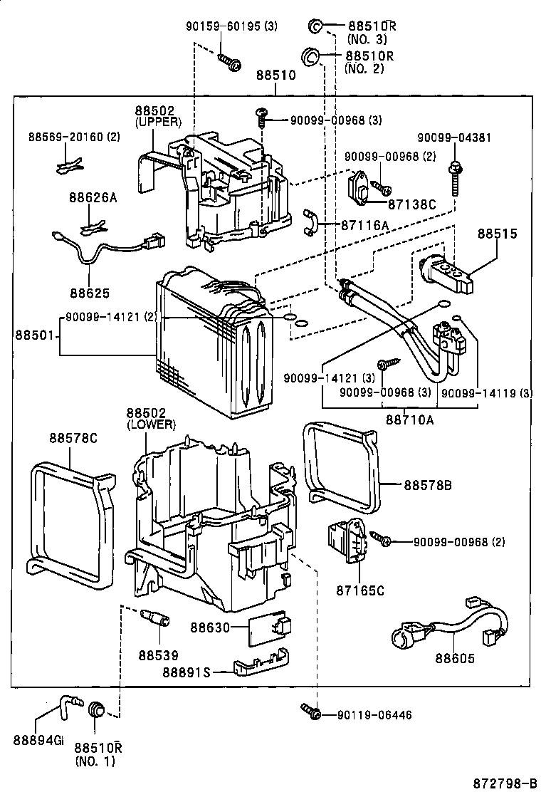  4RUNNER |  HEATING AIR CONDITIONING COOLER UNIT