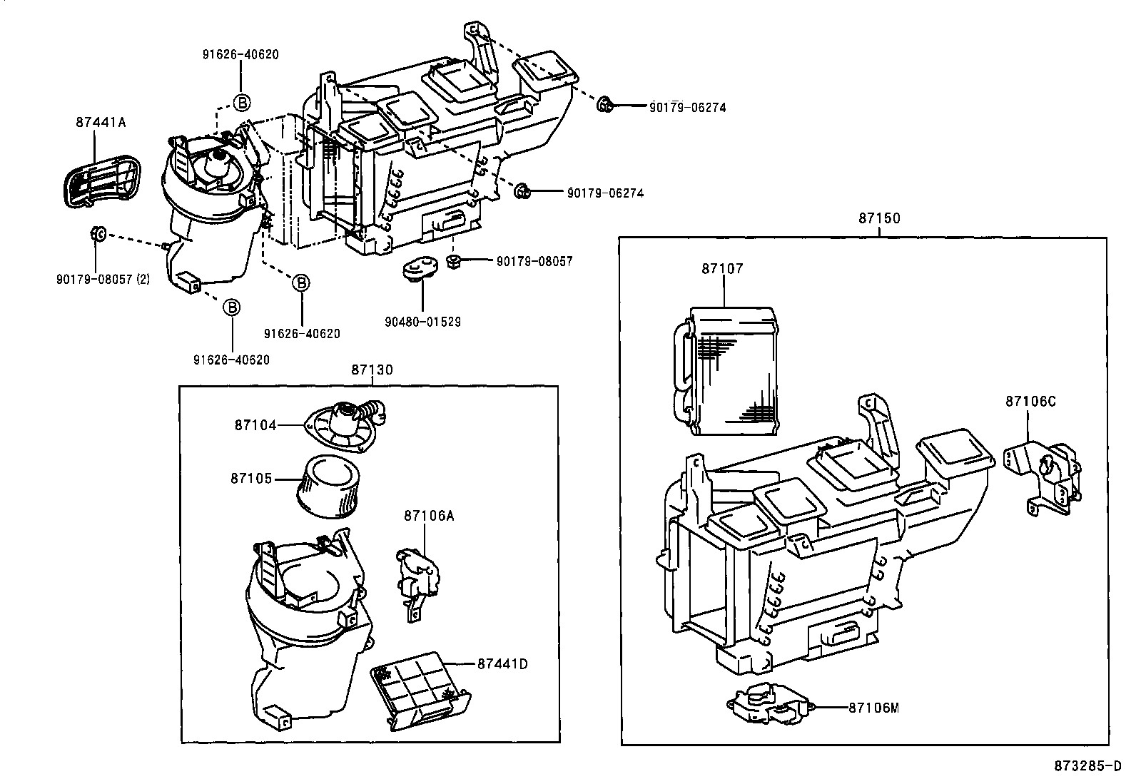  DYNA |  HEATING AIR CONDITIONING HEATER UNIT BLOWER