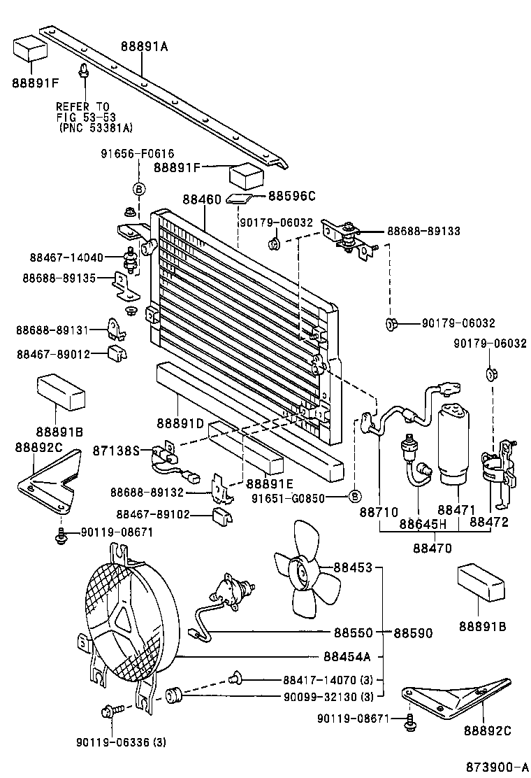  HILUX 2WD |  HEATING AIR CONDITIONING COOLER PIPING