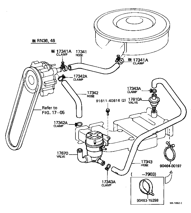  HILUX |  MANIFOLD AIR INJECTION SYSTEM