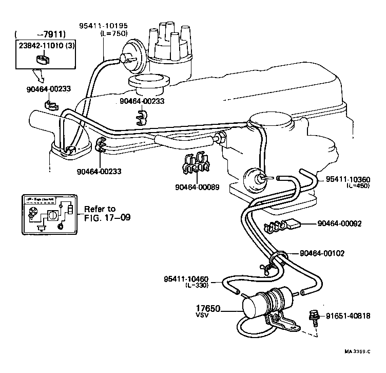  HILUX |  VACUUM PIPING