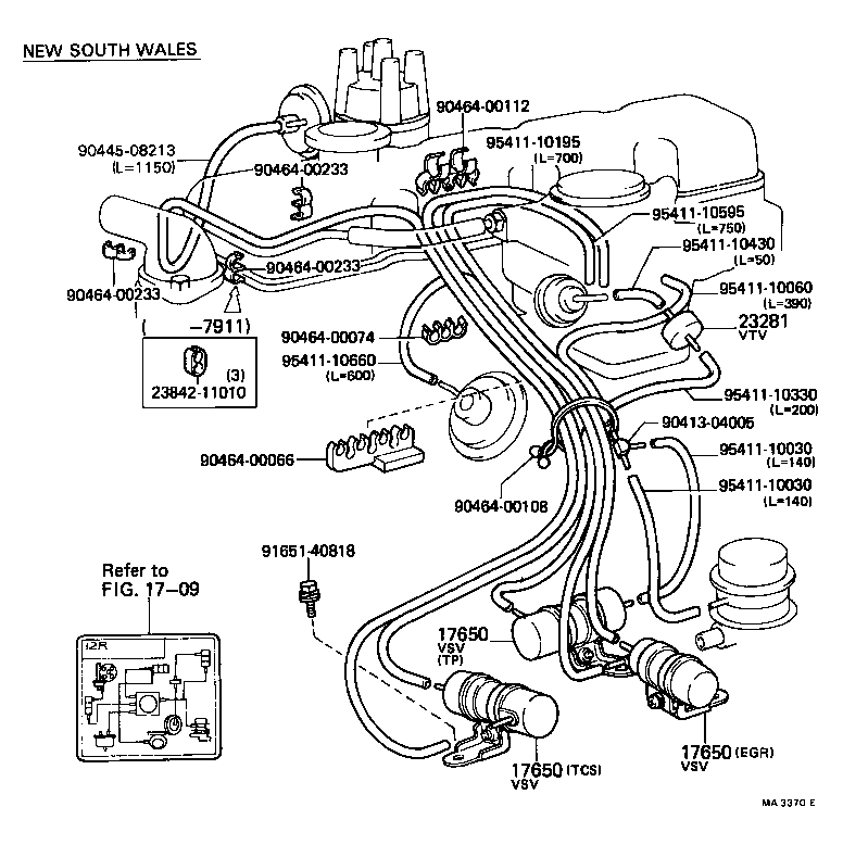  HILUX |  VACUUM PIPING