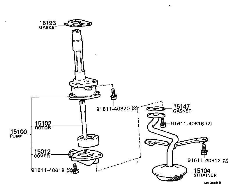  HILUX |  ENGINE OIL PUMP