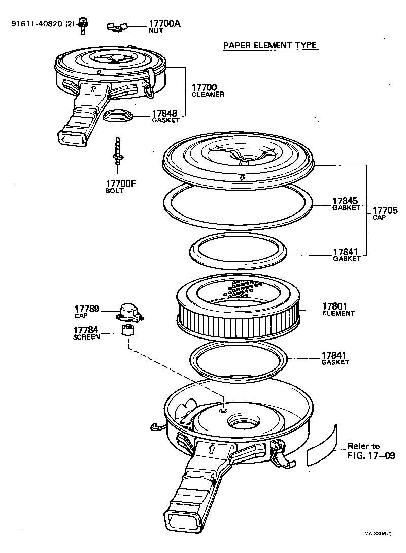  HILUX |  AIR CLEANER