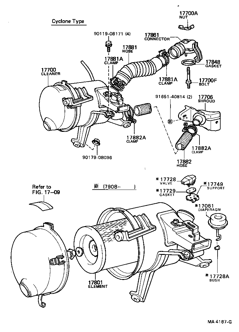  HILUX |  AIR CLEANER