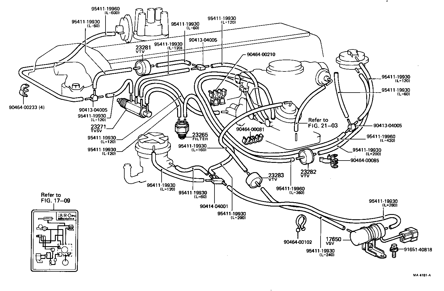  HILUX |  VACUUM PIPING