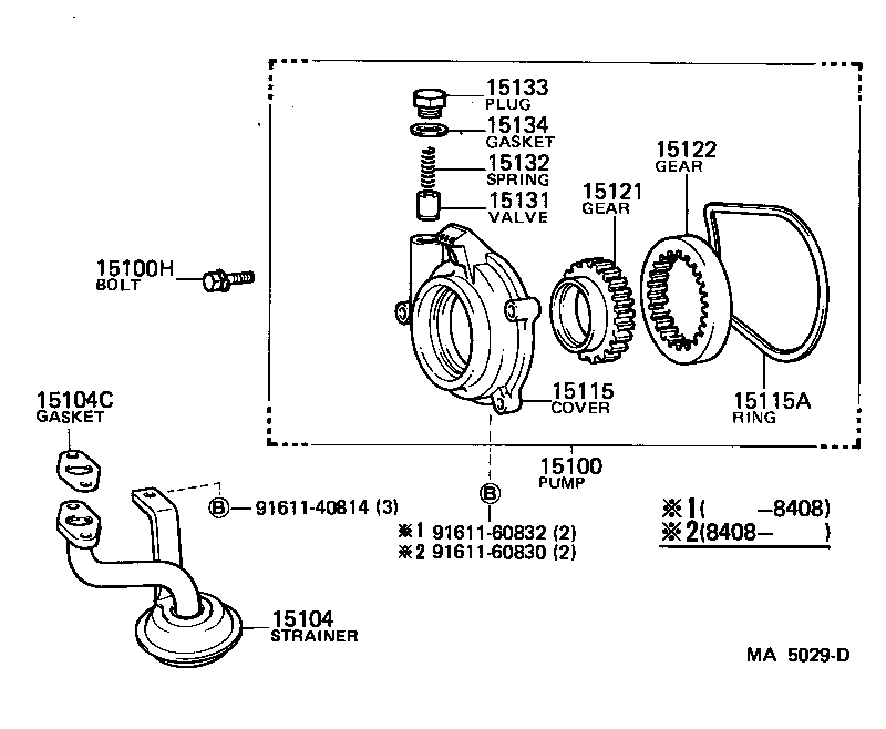  CRESSIDA |  ENGINE OIL PUMP