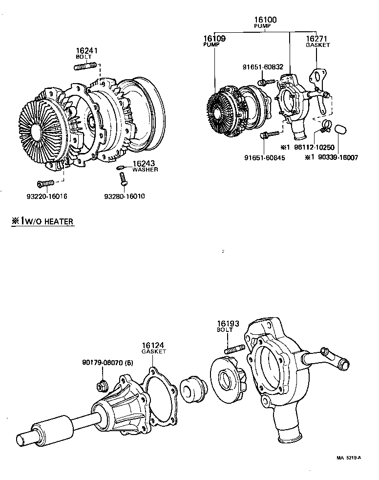  HILUX |  WATER PUMP