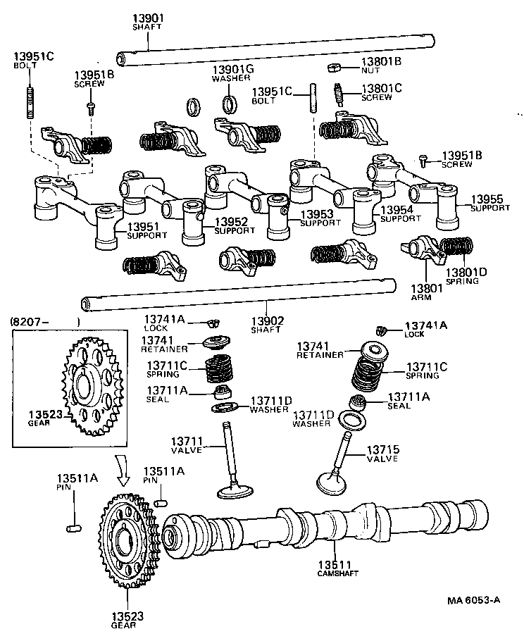  CRESSIDA |  CAMSHAFT VALVE