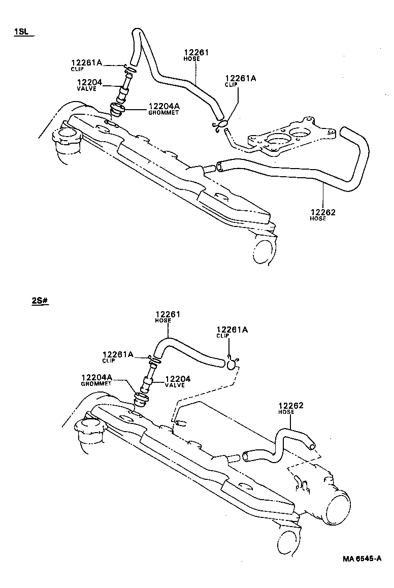  CAMRY VISTA |  VENTILATION HOSE