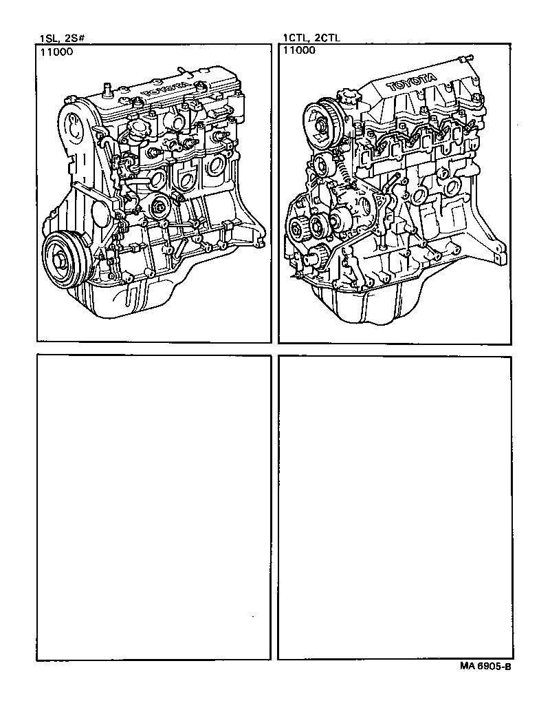  CAMRY VISTA |  PARTIAL ENGINE ASSEMBLY