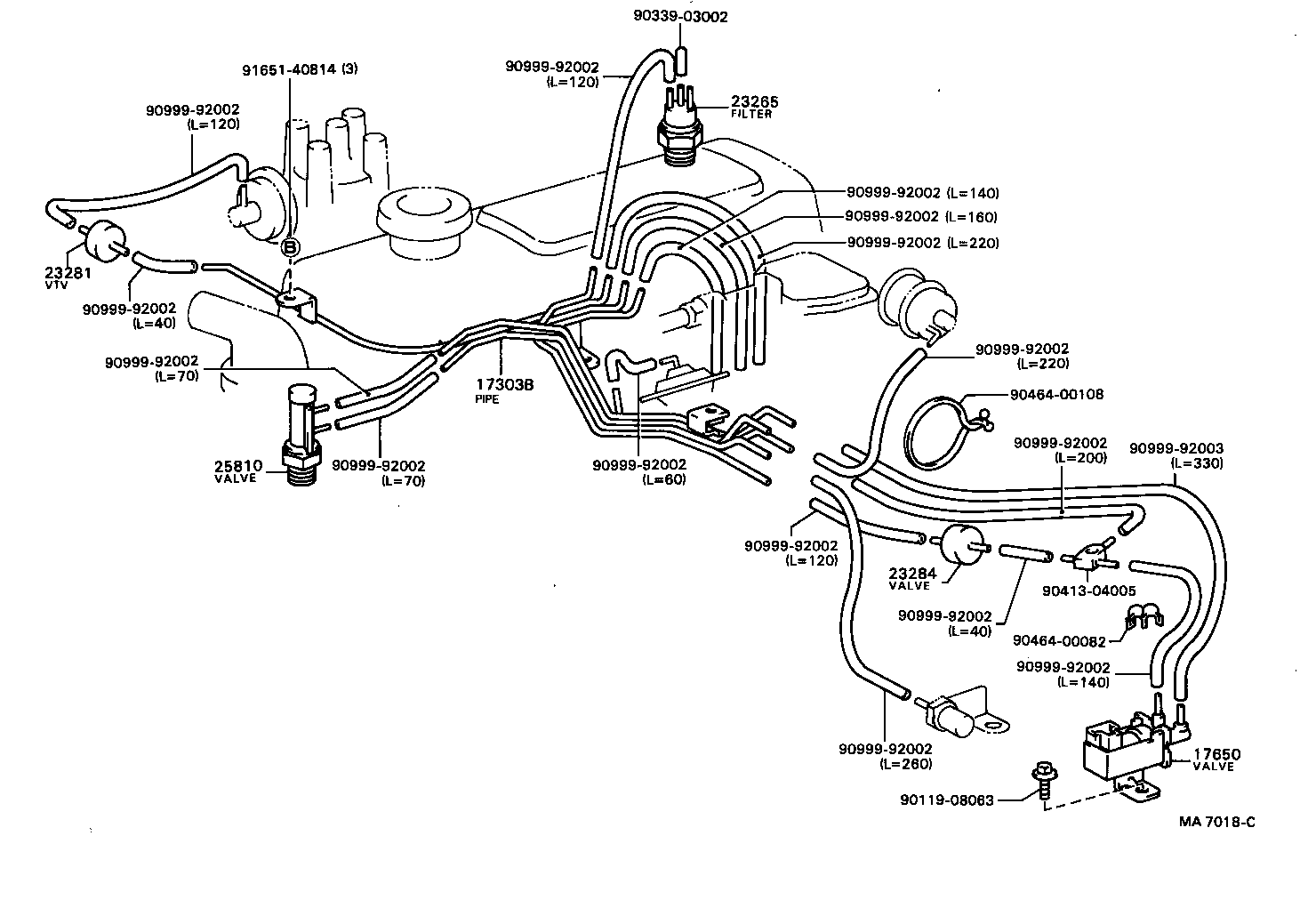  HILUX |  VACUUM PIPING