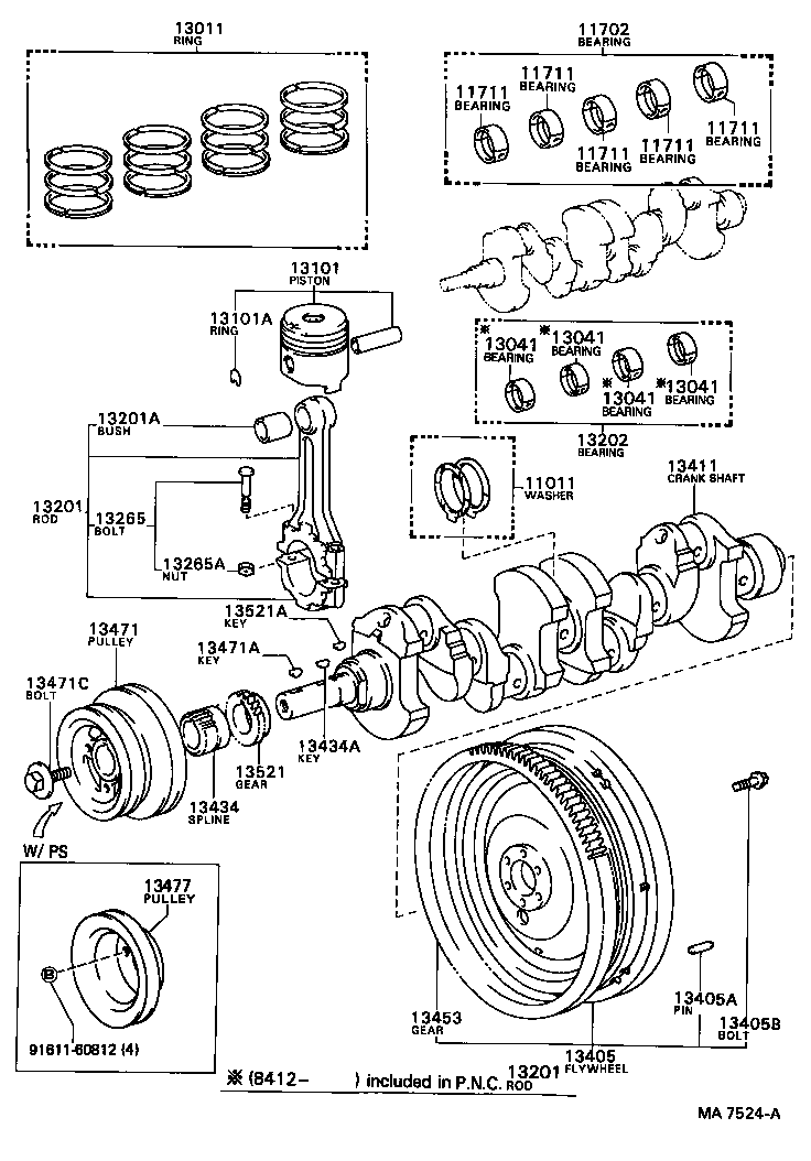  CRESSIDA |  CRANKSHAFT PISTON