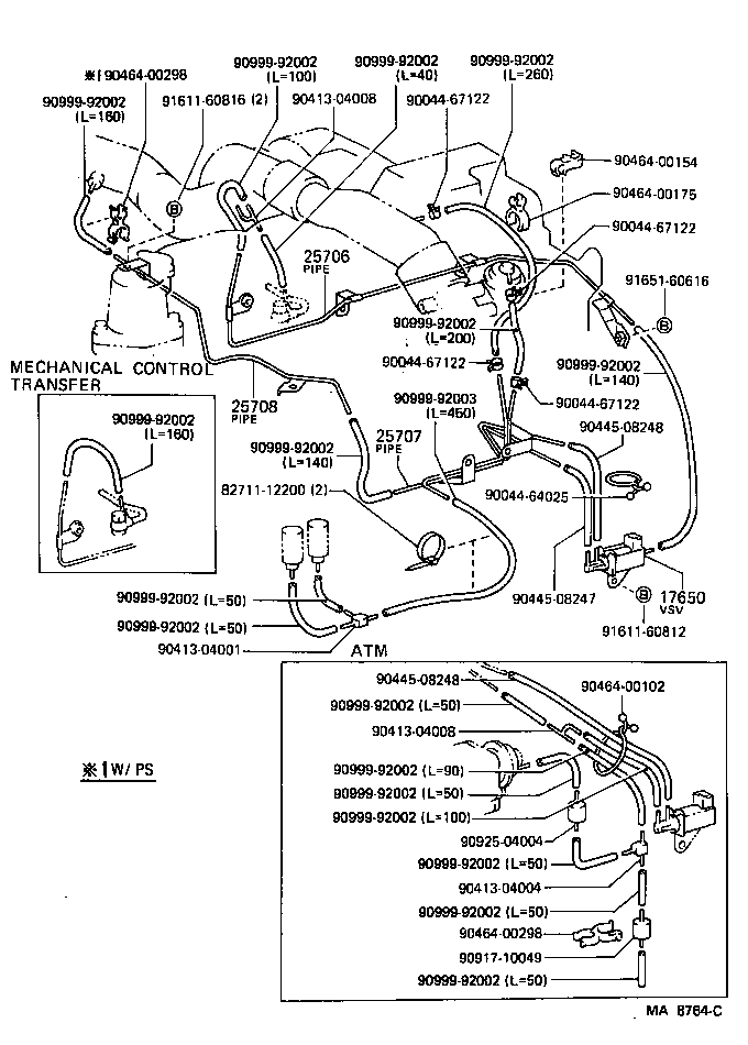  LAND CRUISER 70 |  VACUUM PIPING