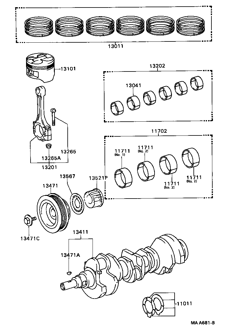  CAMRY |  CRANKSHAFT PISTON