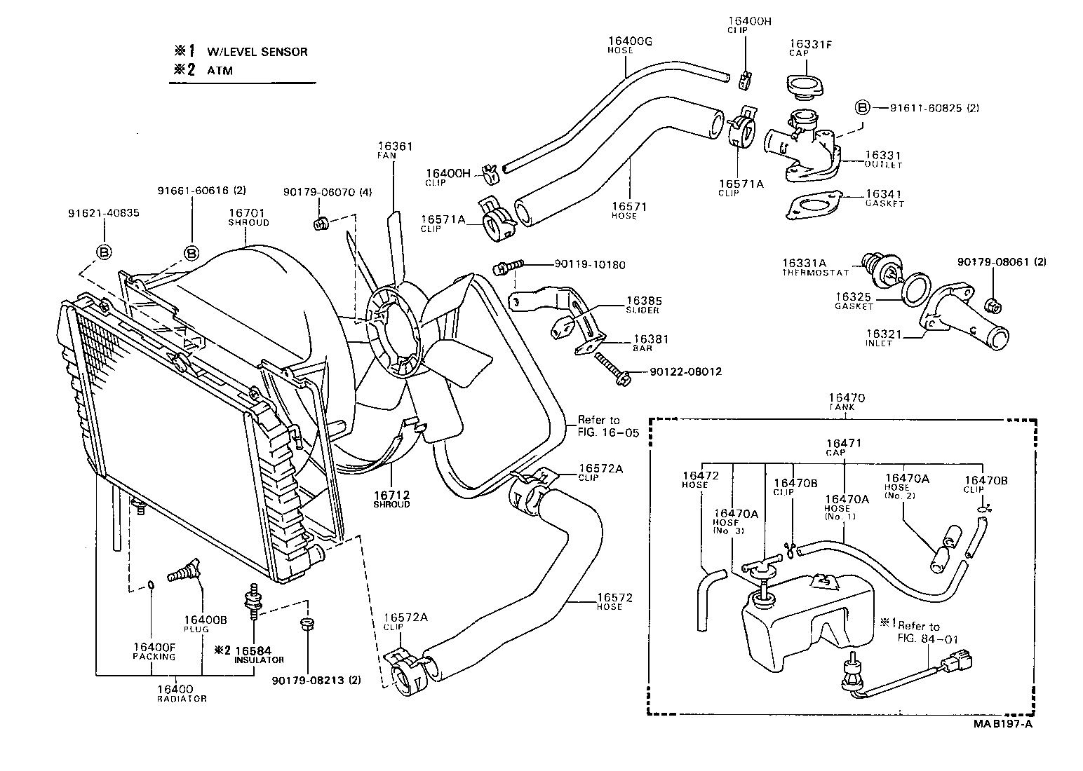  MODEL F |  RADIATOR WATER OUTLET