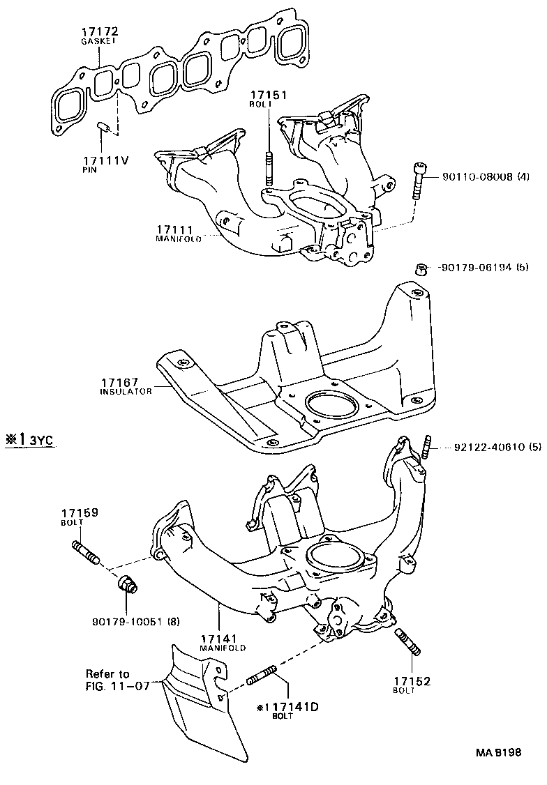  MODEL F |  MANIFOLD