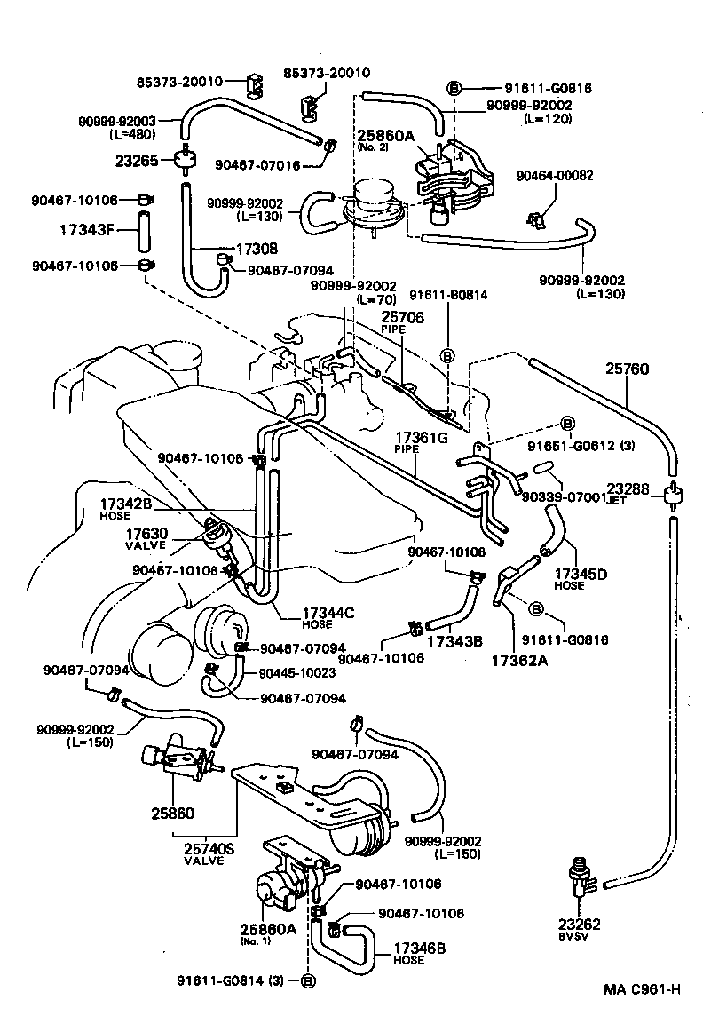  CELICA |  VACUUM PIPING