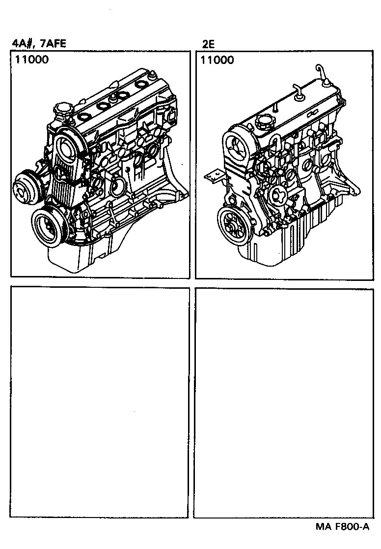  COROLLA LB |  PARTIAL ENGINE ASSEMBLY