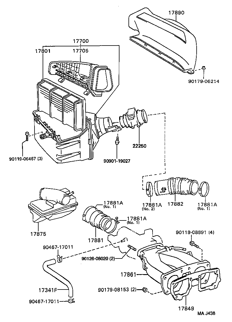  GS300 |  AIR CLEANER