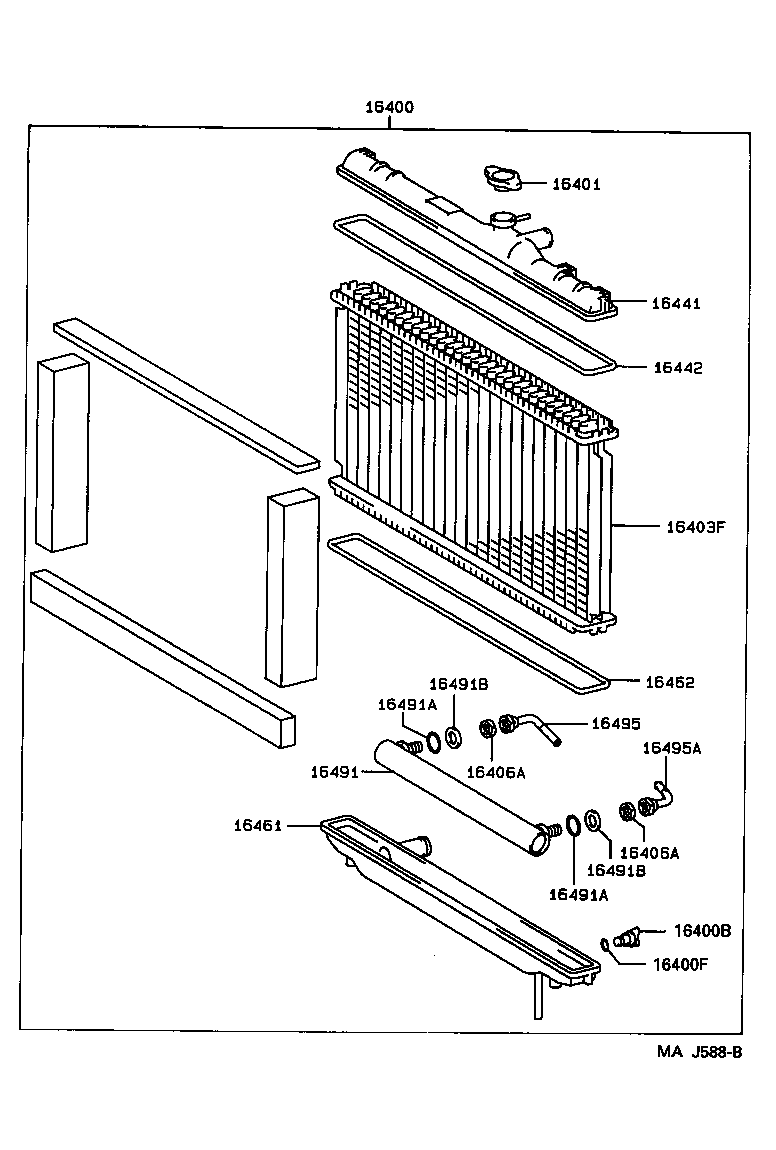  CROWN |  RADIATOR WATER OUTLET